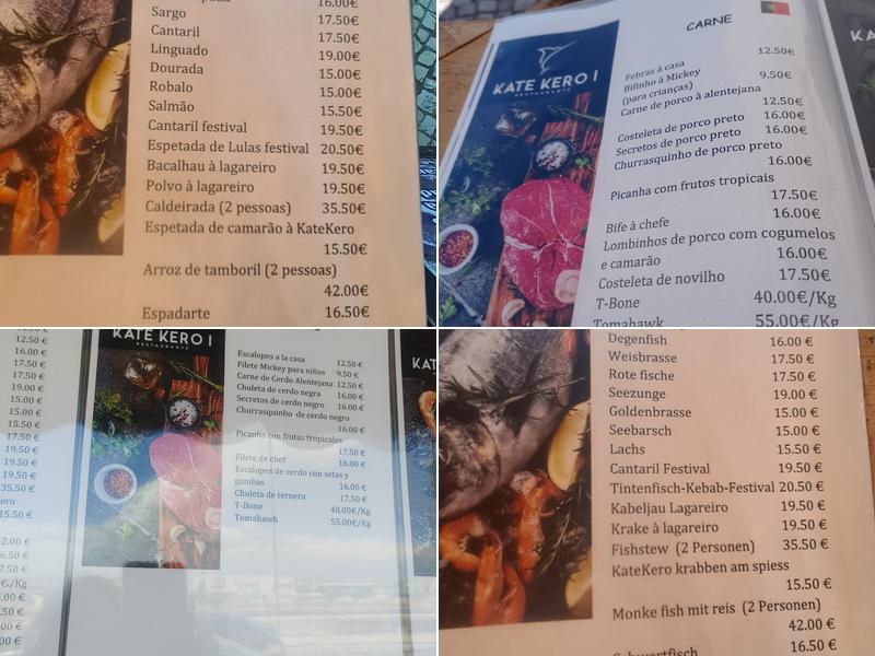 Restaurante Katekero I Menu