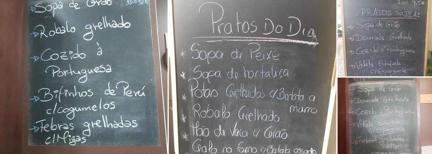 Tasquinha Pombalense Menu