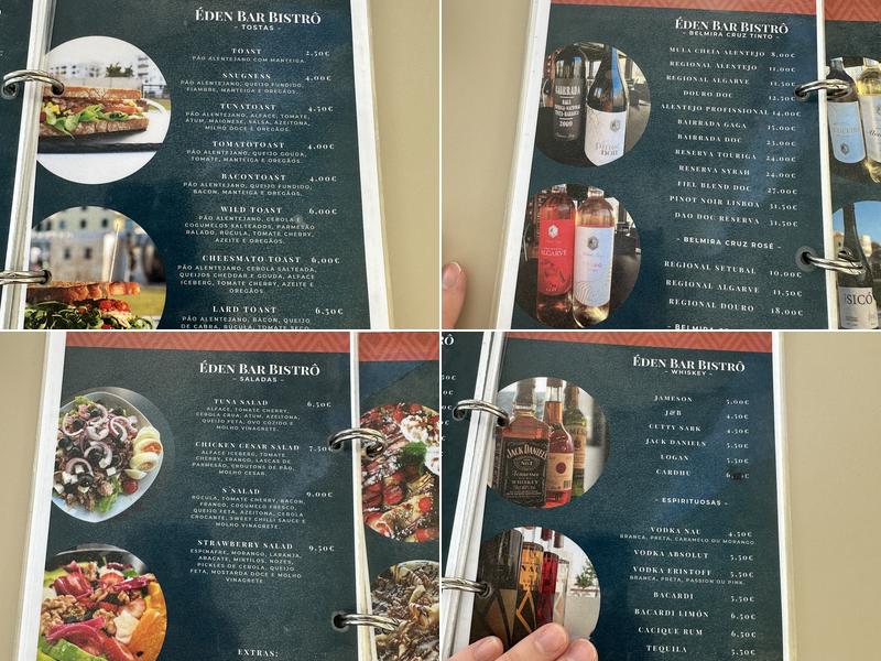 Eden Bar & Bistrô Menu