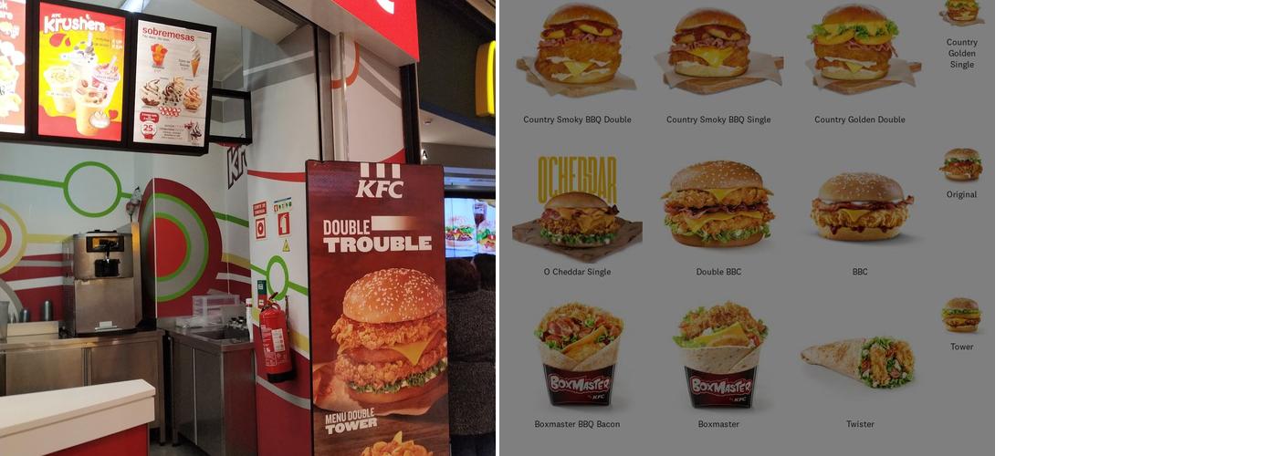 KFC Açores Menu