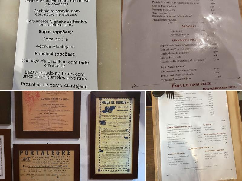 Solar do Forcado Menu