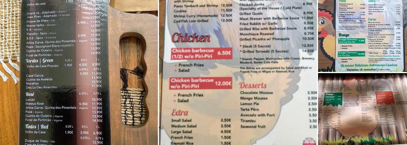 Churrasqueira do Ruca Menu