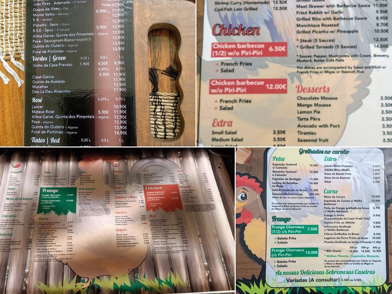 Churrasqueira do Ruca Menu