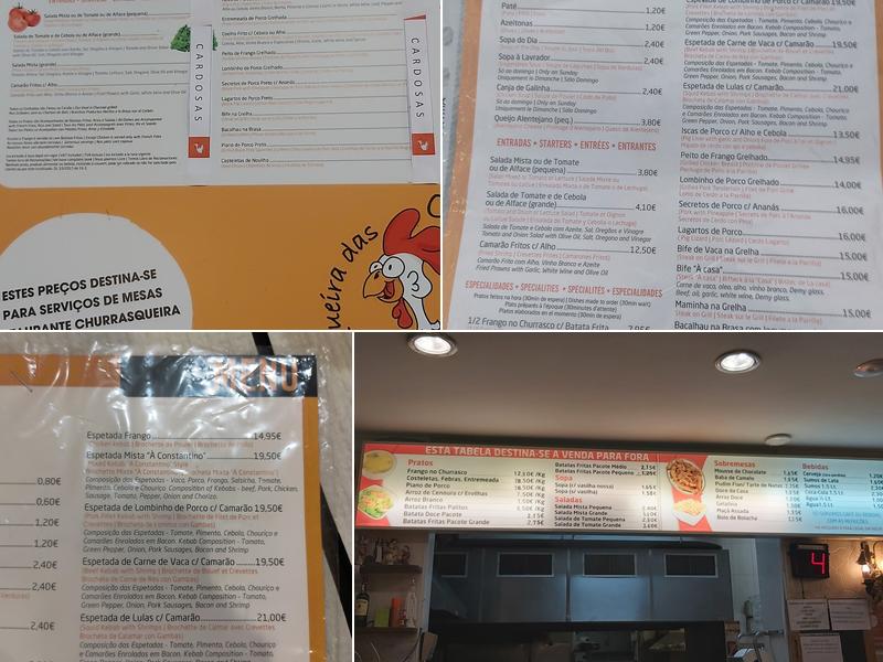 Churrasqueira das Cardosas Menu