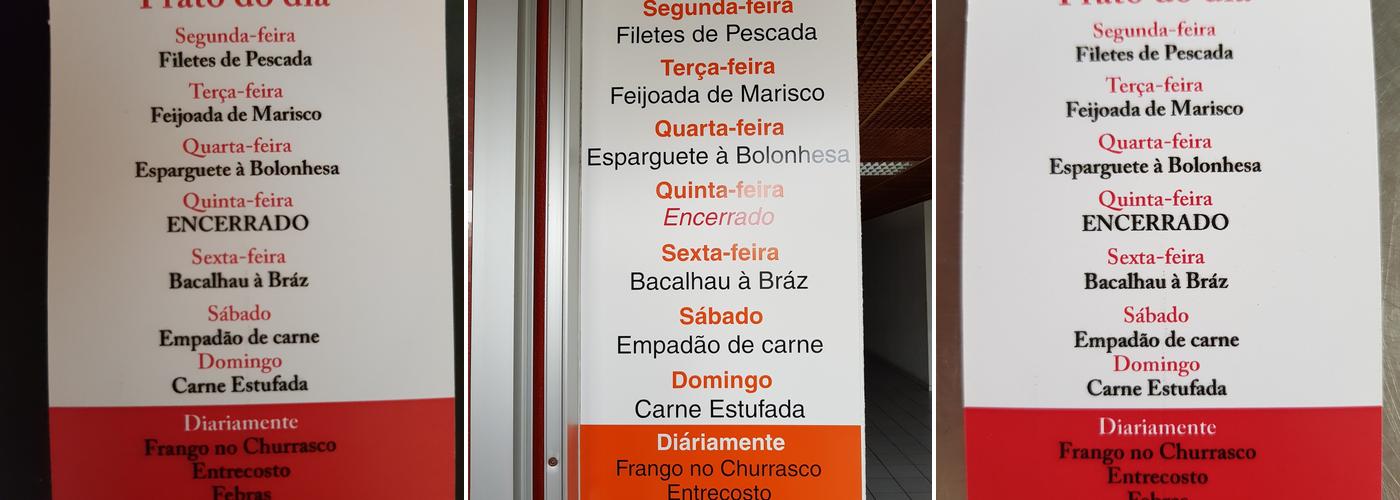 Churrasqueira Valagar Menu