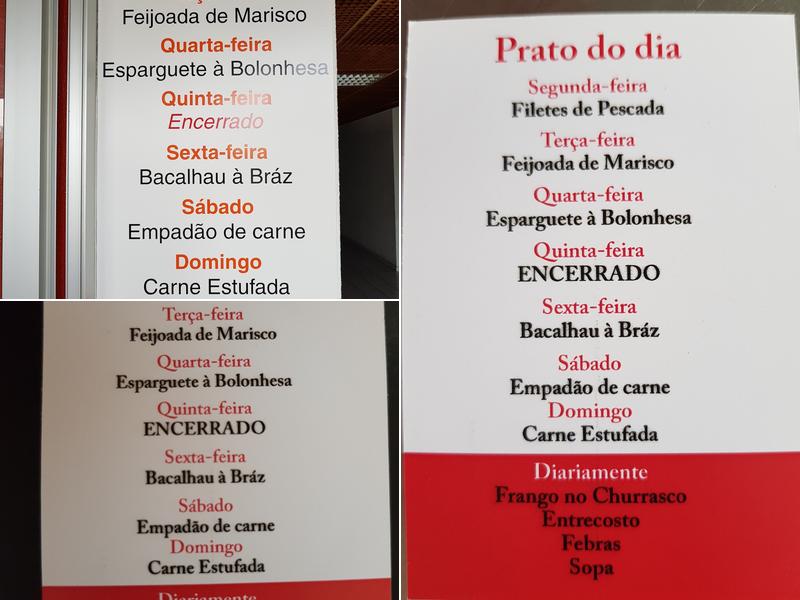 Churrasqueira Valagar Menu