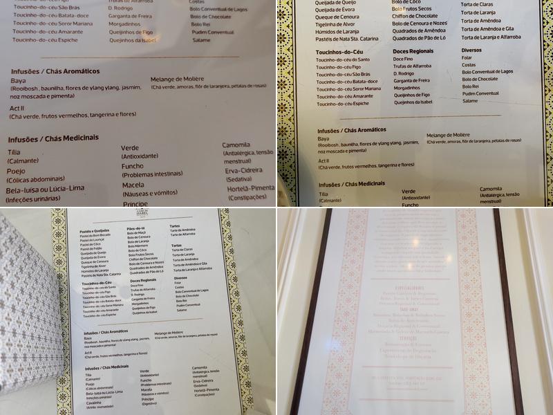 The House of Isabel - Pastry & Tea Room Menu