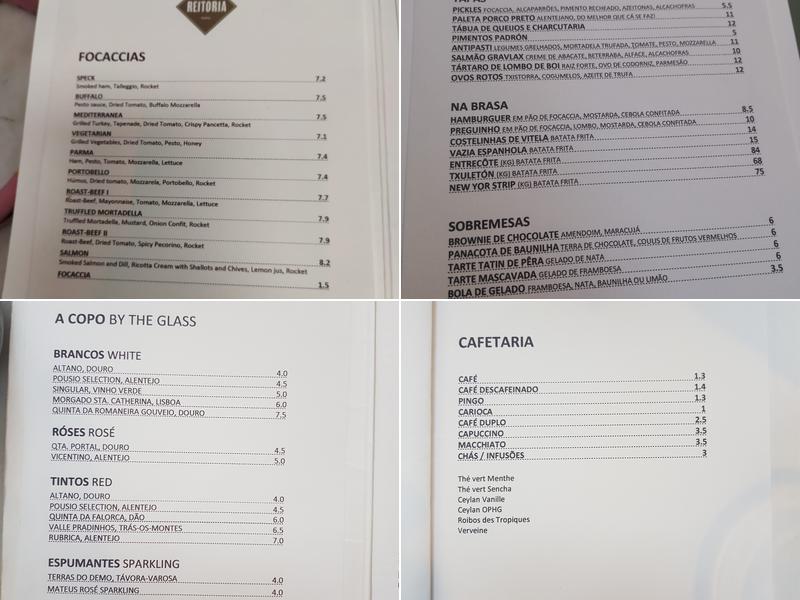 Reitoria Menu