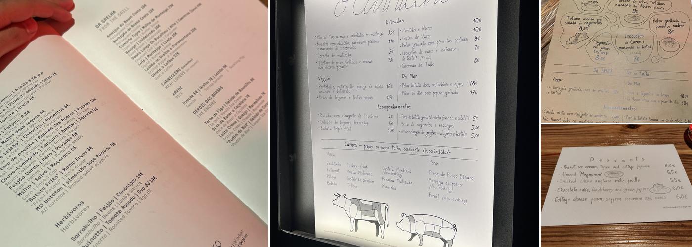 o Carniceiro Menu