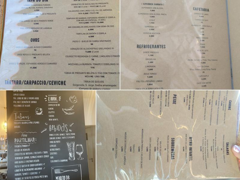 Pisca Menu