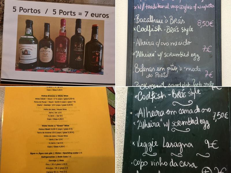 Tasquinha do Canto Menu