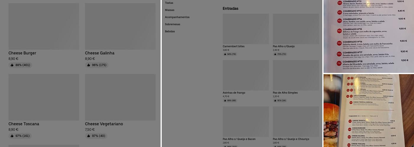 Porto Tropical Santo António - Desde 1996 Menu