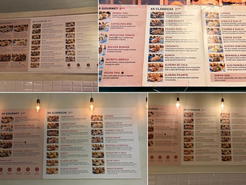 Empanadas Malvón Menu