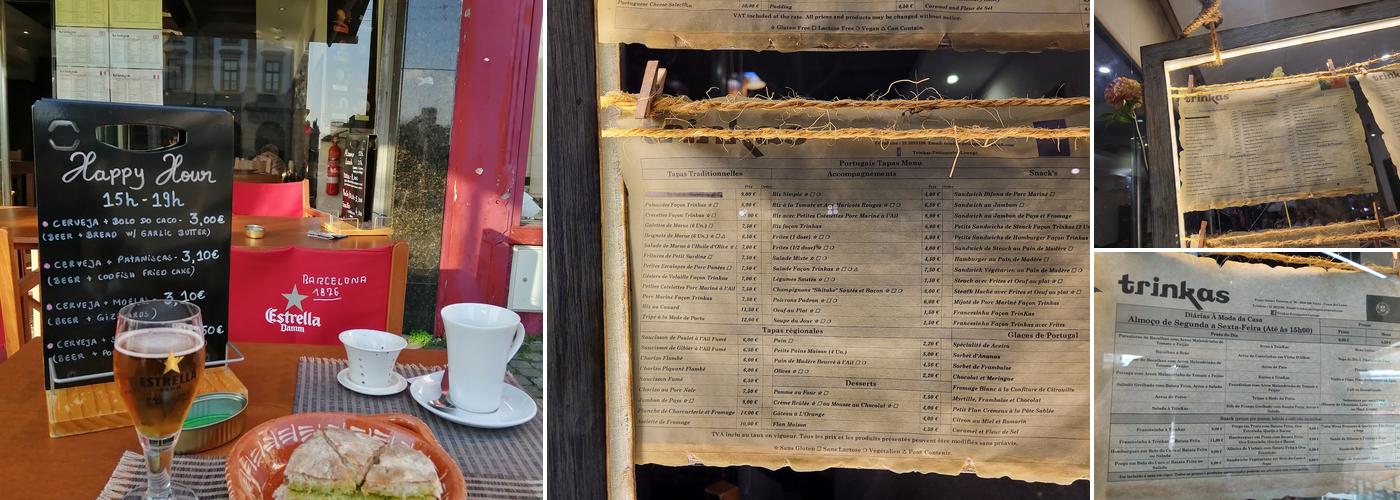 Trinkas (Trinkas Petisqueira Lounge) Menu