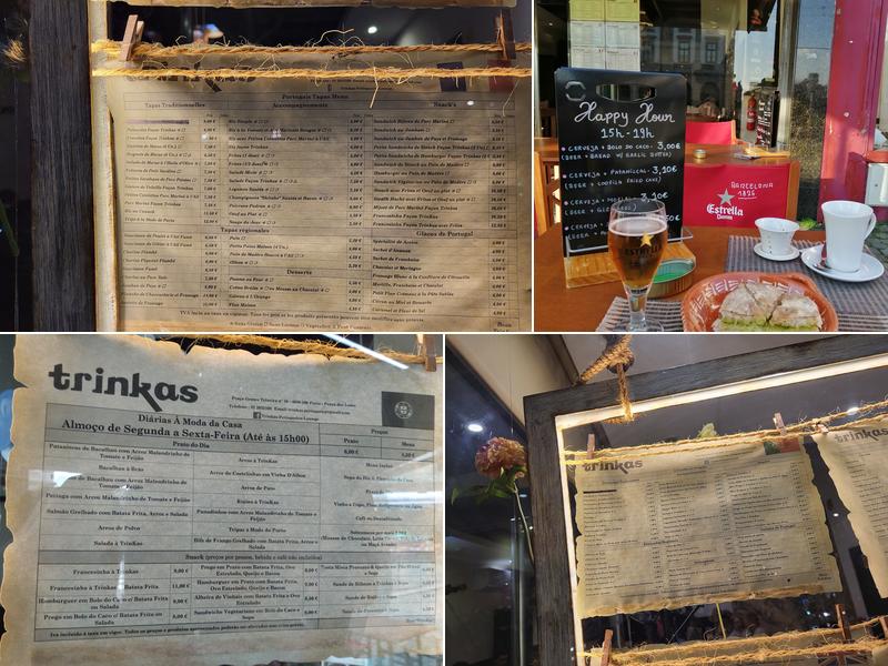 Trinkas (Trinkas Petisqueira Lounge) Menu