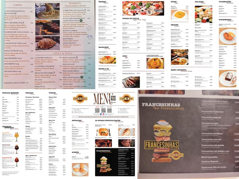 Capa na Baixa Menu