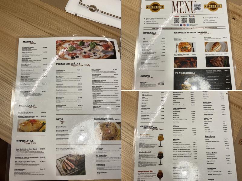 Capa no Rio Menu
