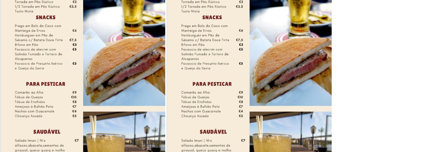 VOLTA DOURO Menu