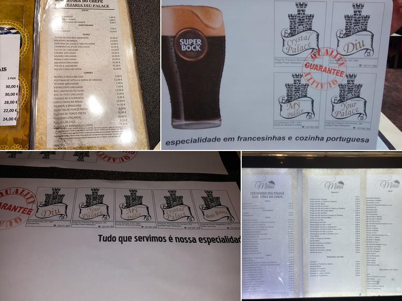 Cervejaria DIU Menu