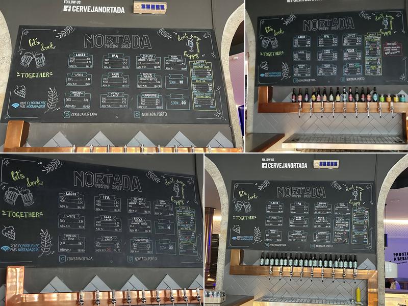 Fábrica Nortada Menu