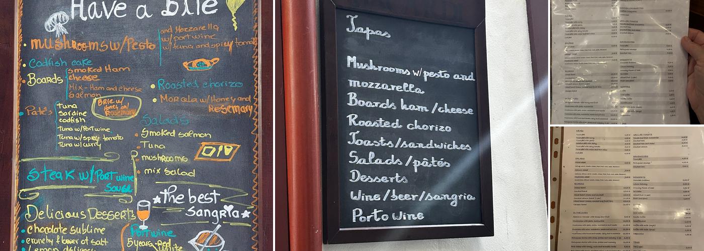 Have a bite - drinks & snacks Menu