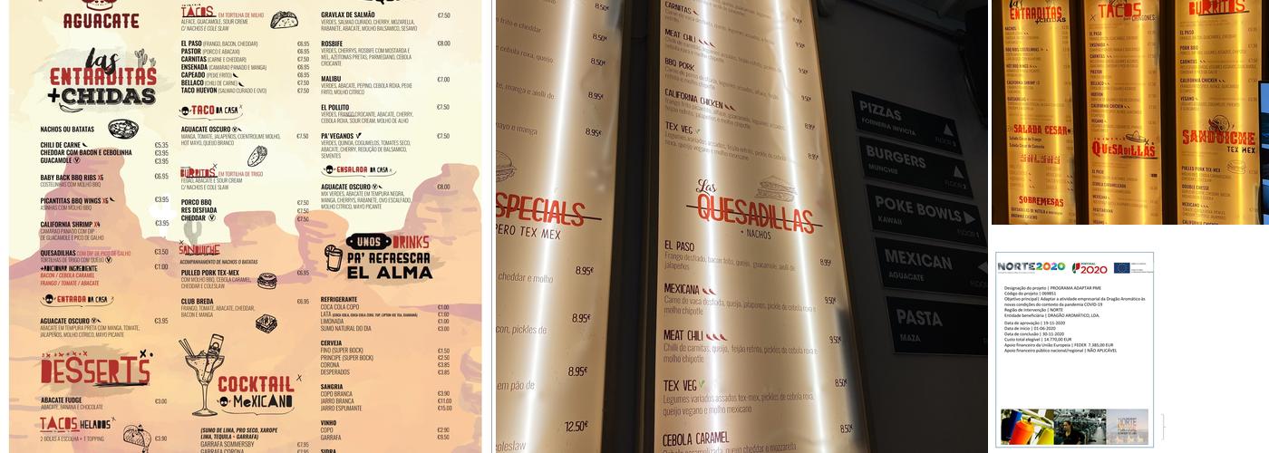 AGUACATE TEX-MEX Menu