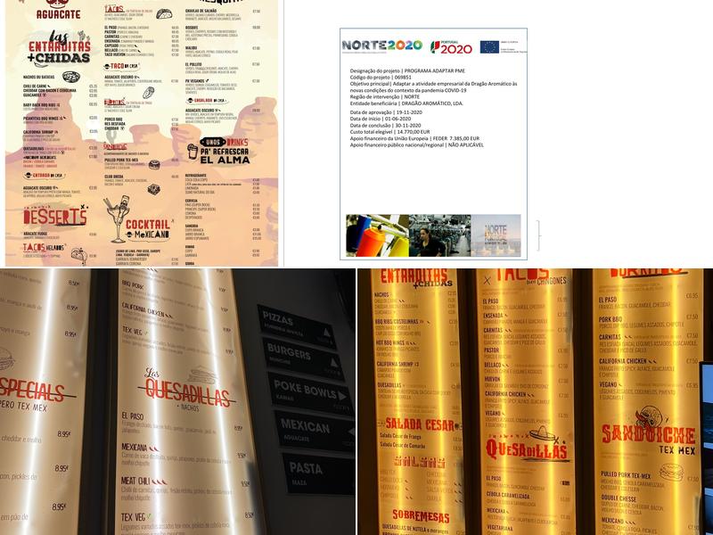 AGUACATE TEX-MEX Menu