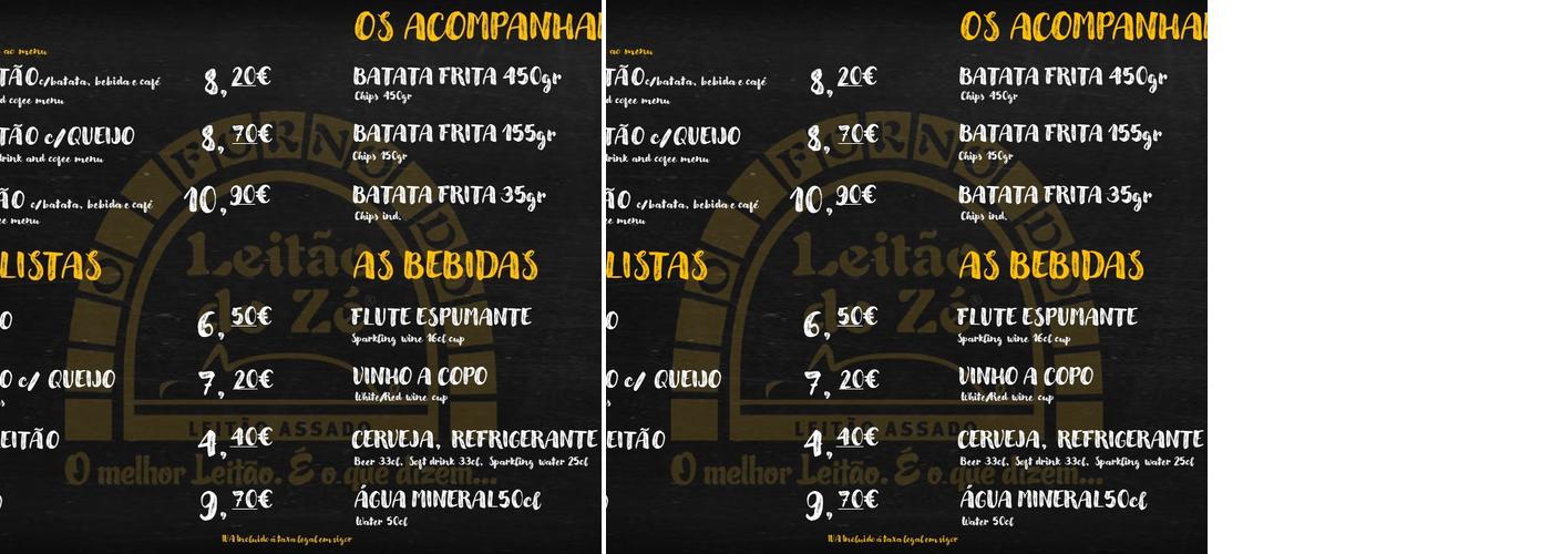 O Leitão do Zé Menu