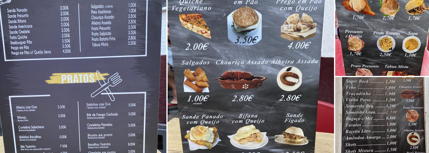 Taskinha (Taskinha do alex) Menu