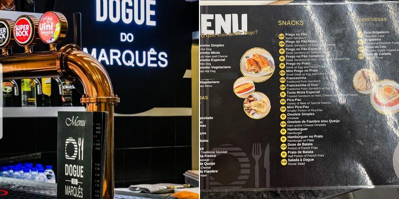 Dogue do Marquês Menu