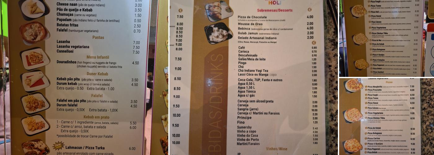Holi Caffé - Boavista Menu
