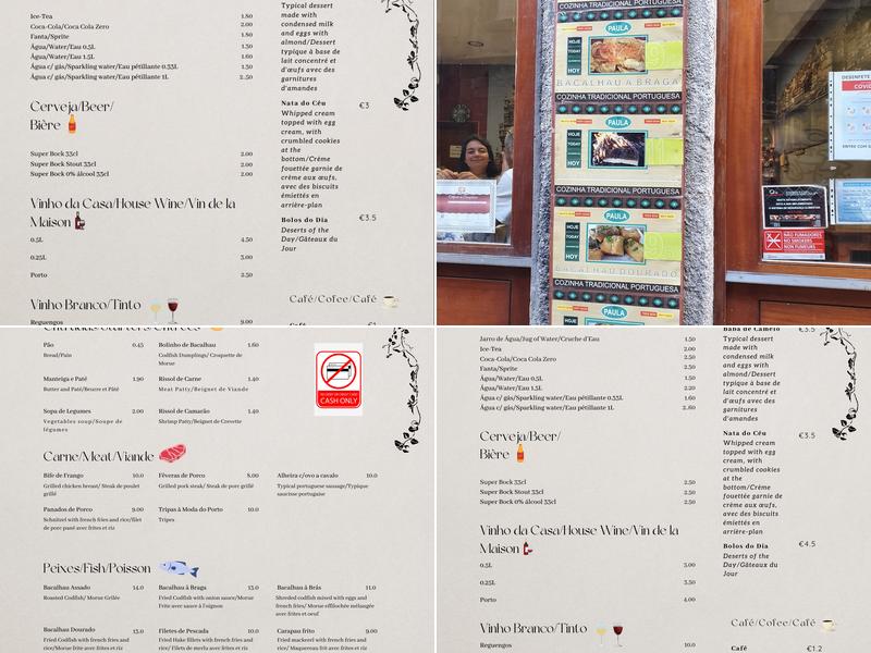 Tasquinha Da Paula Menu