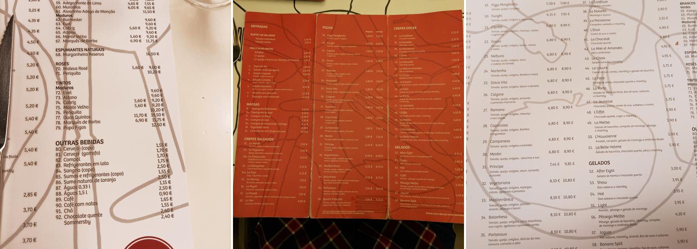 Meidin Menu