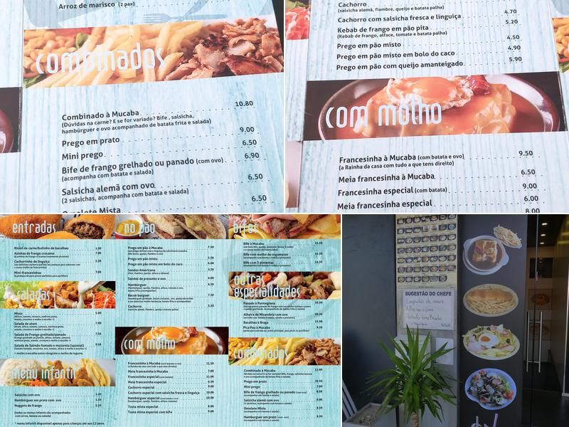 Cervejaria Mucaba - Take Away, Gelataria, Creparia Menu