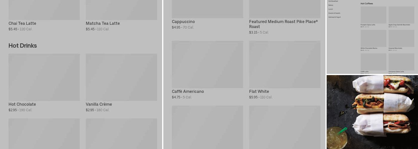 Starbucks Menu