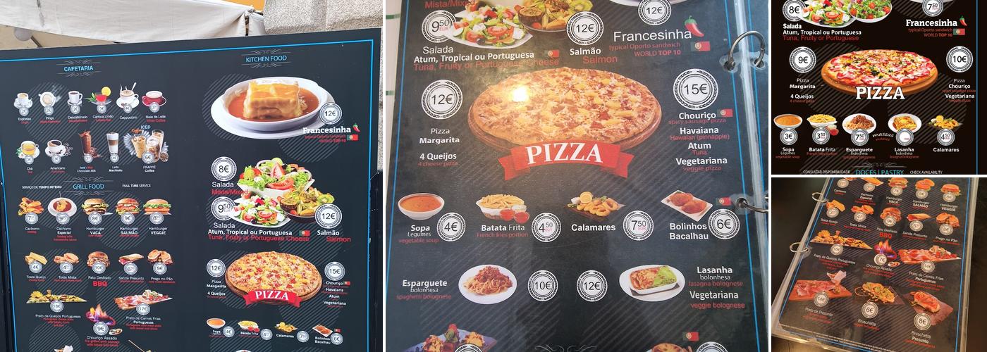 O Cais Bar Menu