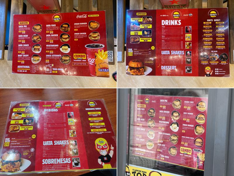 Uata?! Burger Menu