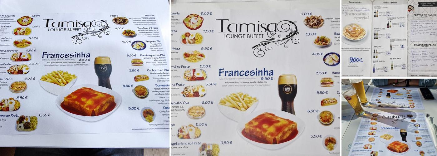 Confeitaria Tamisa Menu