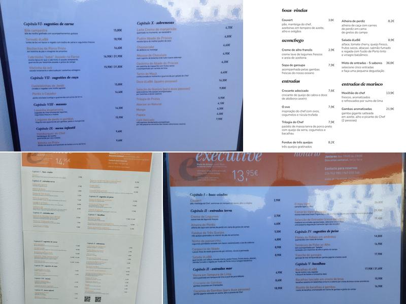 éLeBê Póvoa Menu