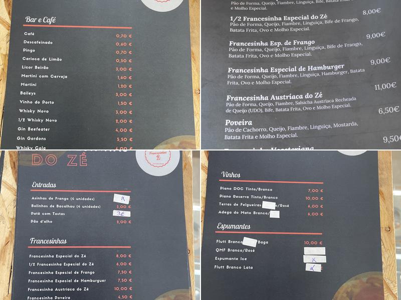 Francesinhas do Zé Menu