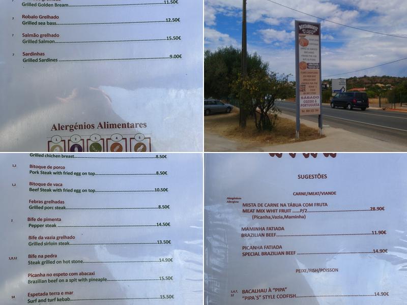 Restaurante A PIPA® Menu