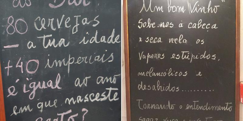 Silver Tavern (o gaveto) Menu