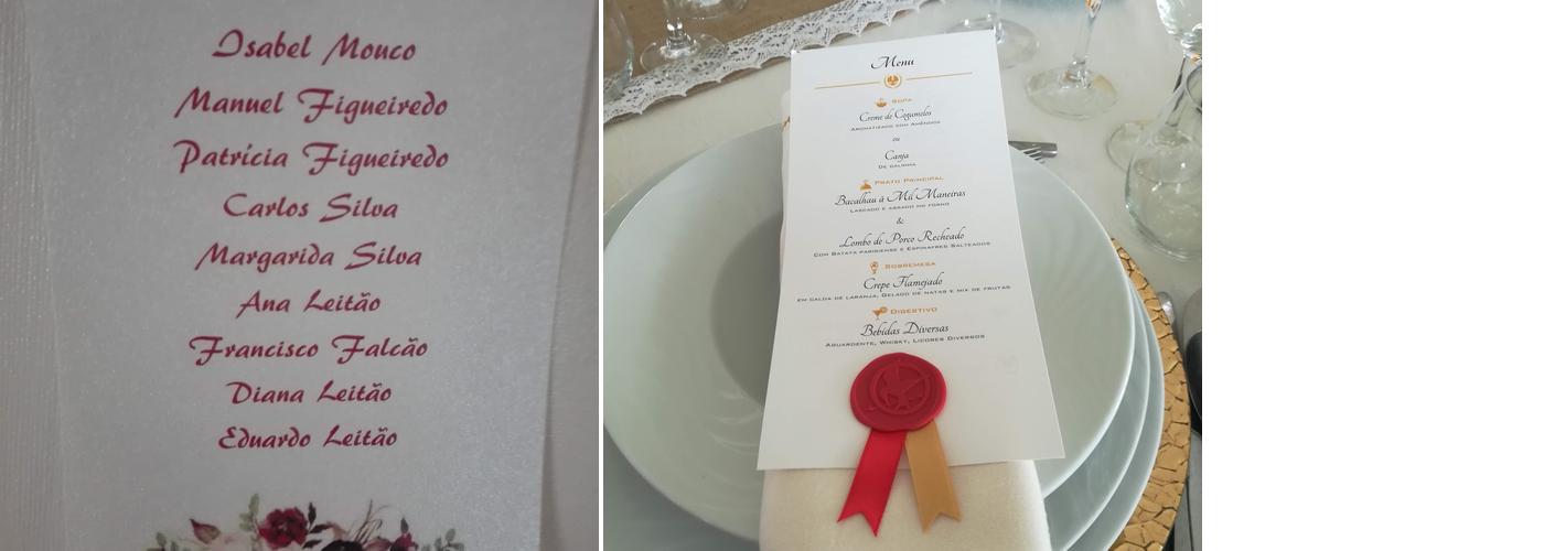 Quinta das Olelas Menu