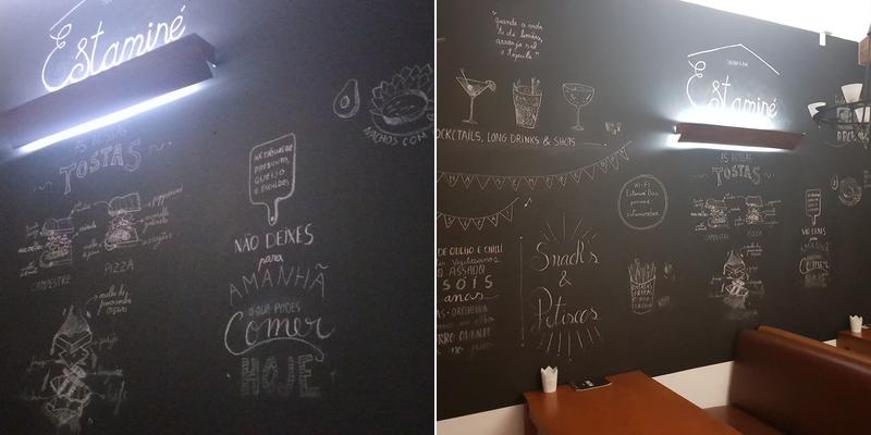 Estaminé Taberna & Bar Menu