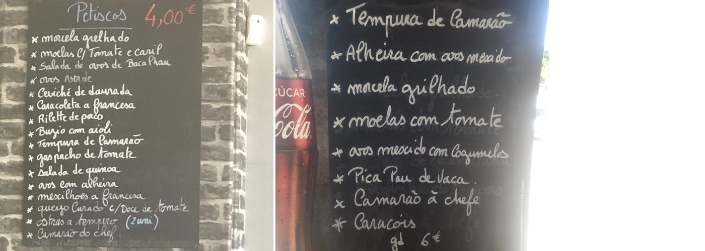 Tempero no Ponto Menu