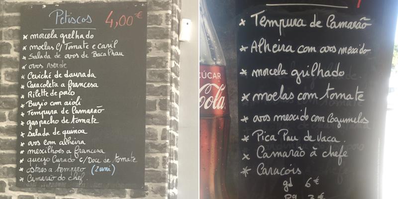 Tempero no Ponto Menu