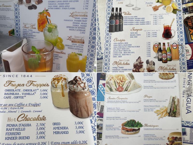 Penha d'Águia Menu