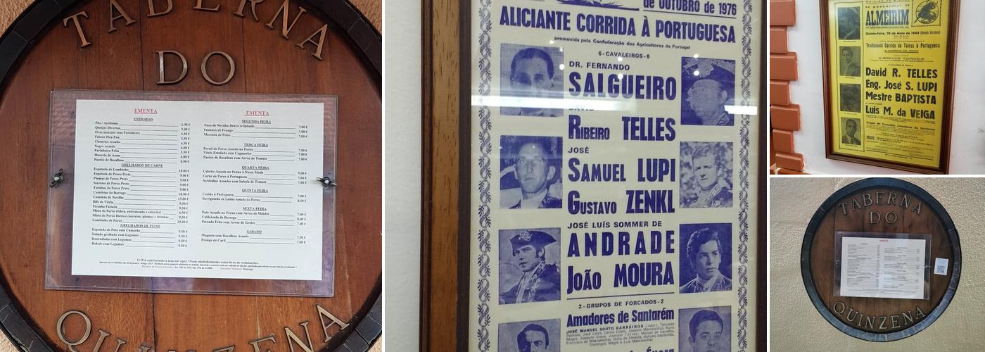 Taberna do Quinzena II Menu