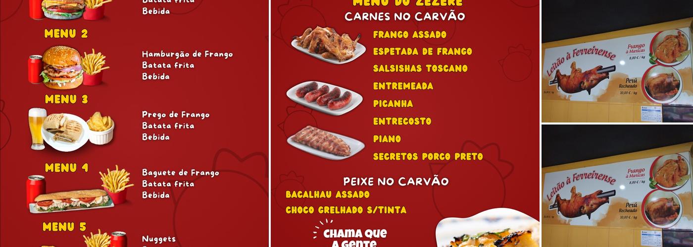 Churrasqueira do Zêzere Menu