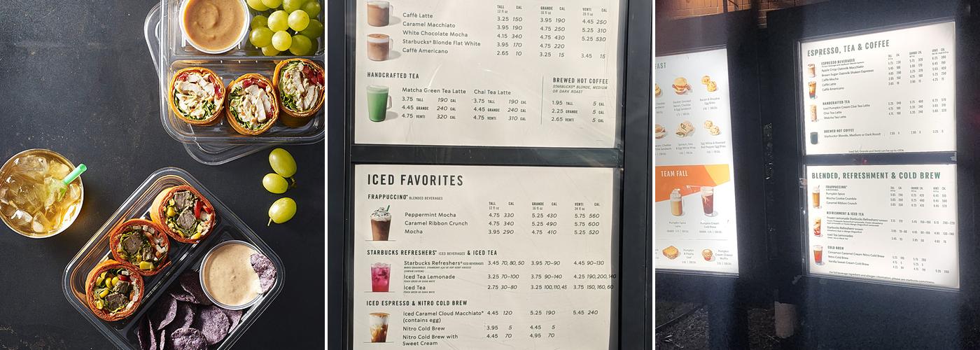 Starbucks Menu